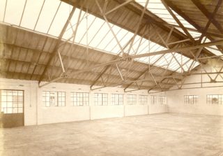 Inside a Sectional Factory Unit | Welwyn Garden City Library