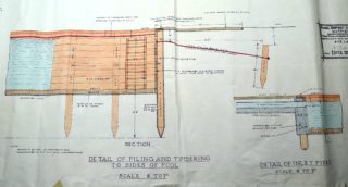 Timbering for side of the pool UDC21/77/210 1933 | Hertfordshire Archives and Local Studies
