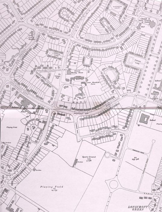 Ordnance Survey Map XXVIII.11 & 15 1938 | Hertfordshire Archives and Local Studies